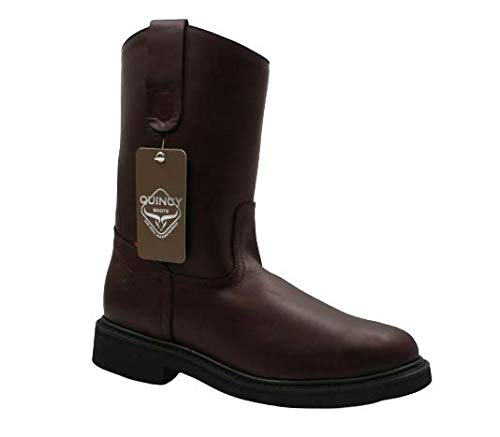 Dona Michi Men's Original Quincy Pull On Boots Grasso Leather With Rubber Sole