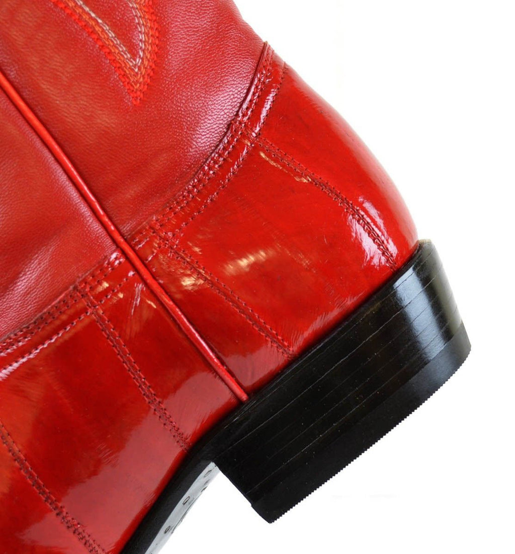 Mens Los Altos Genuine EEL Skin J Toe Handmade Trending Western Urban Boot