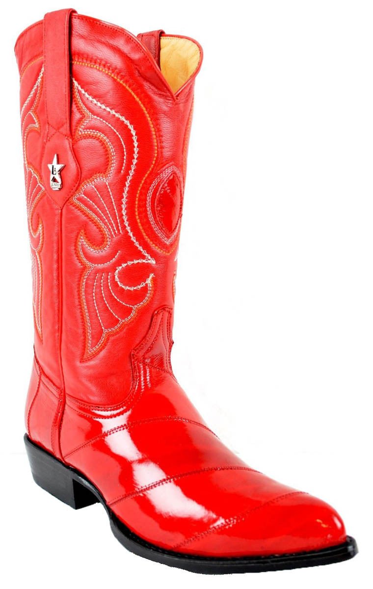 Mens Los Altos Genuine EEL Skin J Toe Handmade Trending Western Urban Boot