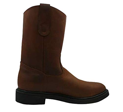 Dona Michi Men's Original Quincy Pull On Boots Grasso Leather With Rubber Sole