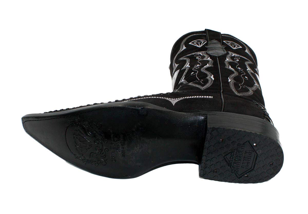 Dona Michi Men's Assorted Colors Leather Crocodile Print 3x Cowboy Boots Style-WD1342