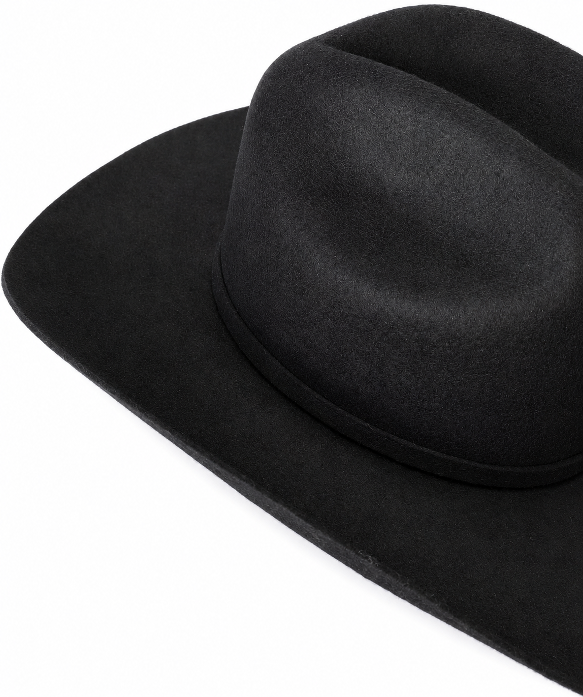 Men’s 25X Black Felt Cowboy Hat – Made in Mexico Western Ranch Hat