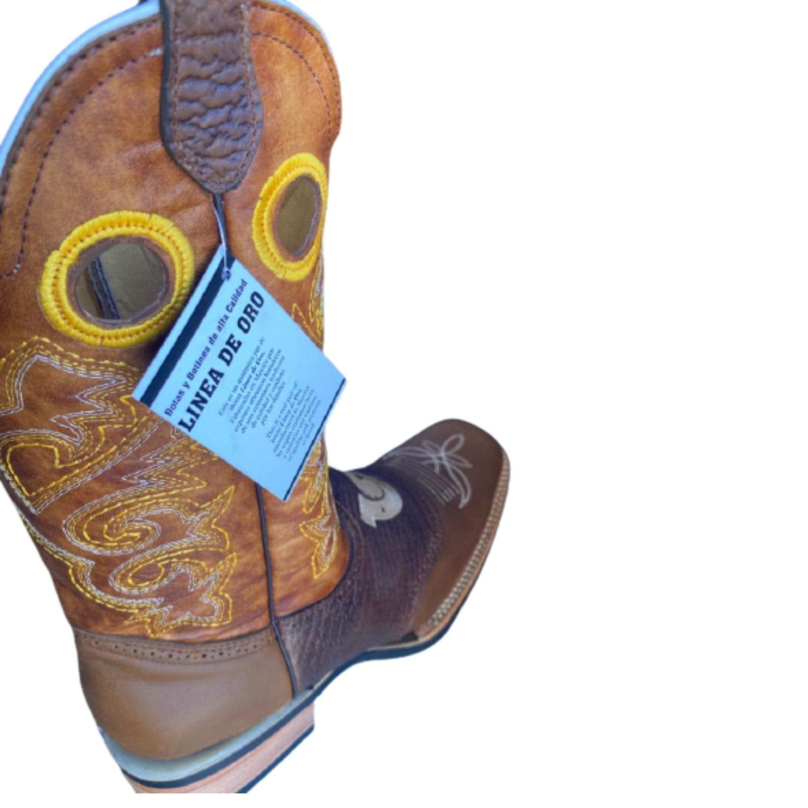 Dona Michi Men's Genuine Cowhide Western Cowboy Rodeo Boots Handcrafted