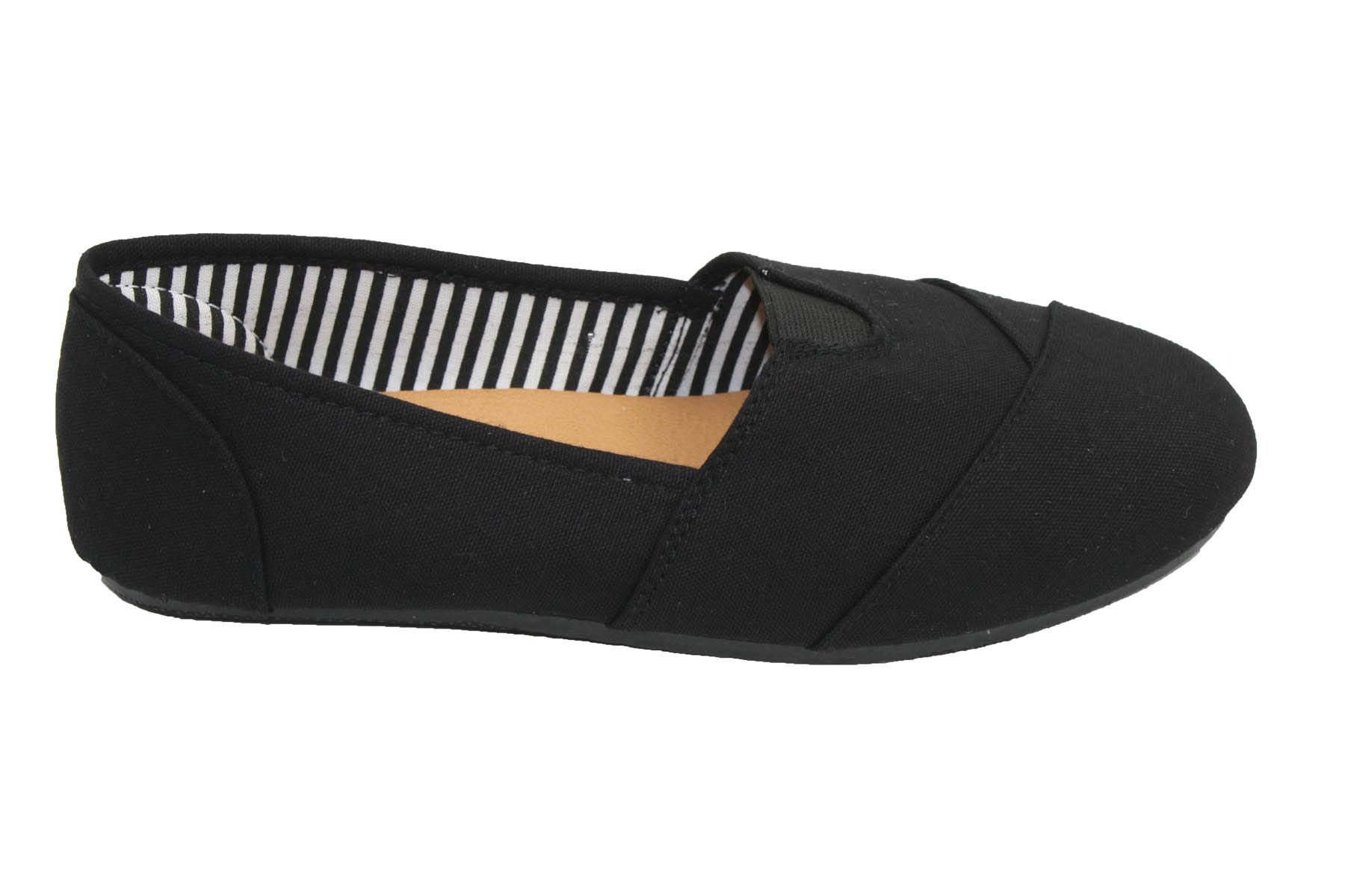 Women Canvas Slip-on Flats Nice and Comfortable Fit