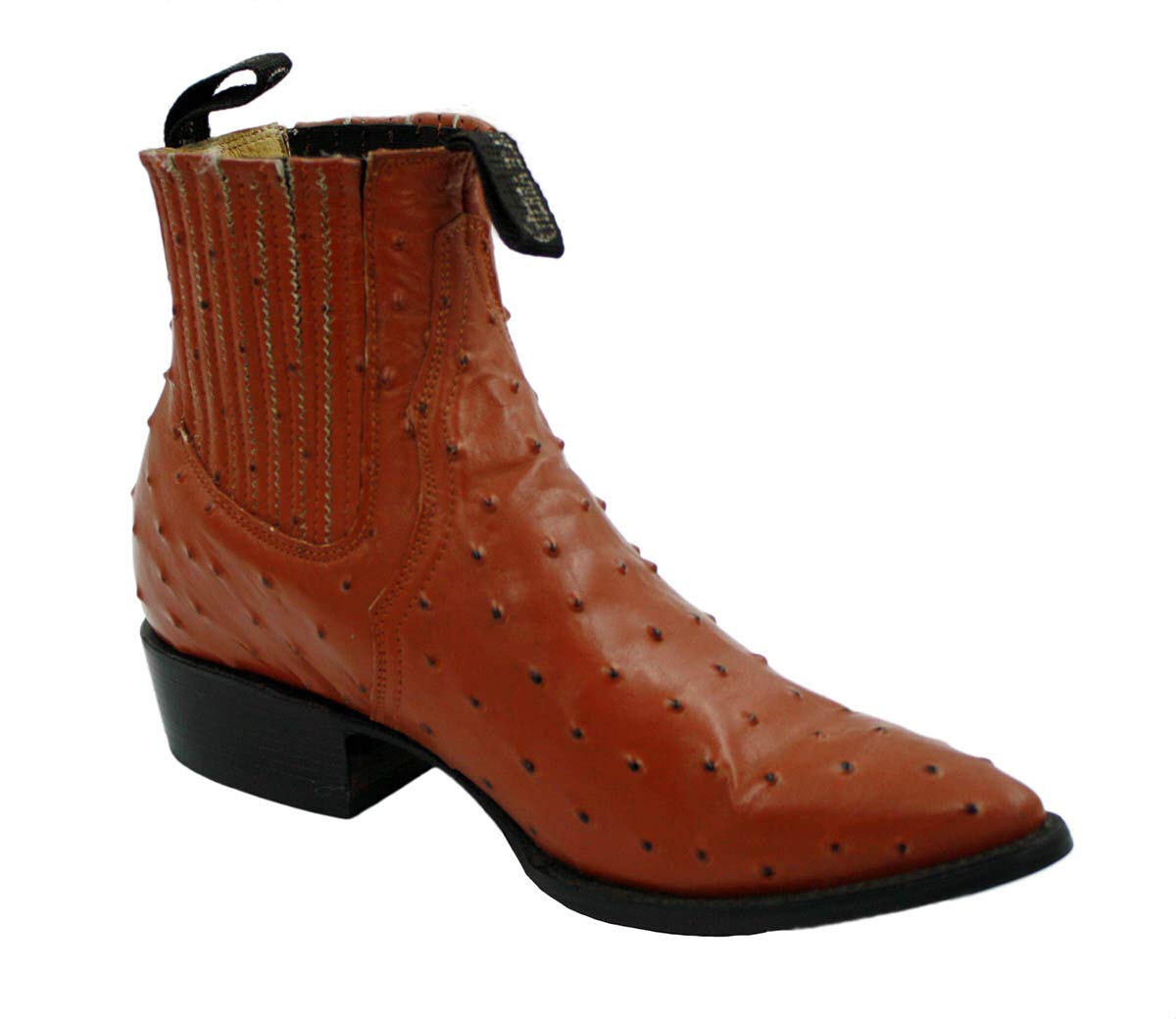Dona Michi Men's Assorted Colors Leather Ostrich Print Cowboy Boots Style 1000 Ostrich