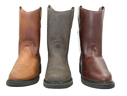 Dona Michi Men's Original Quincy Pull On Boots Grasso Leather With Rubber Sole