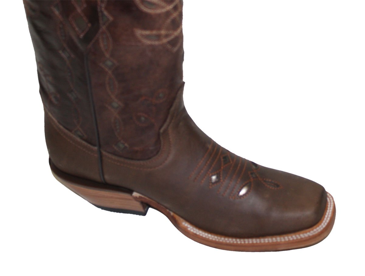 Cowgirl Western Lazer Cut Cow Hide Genuine Leather Boots