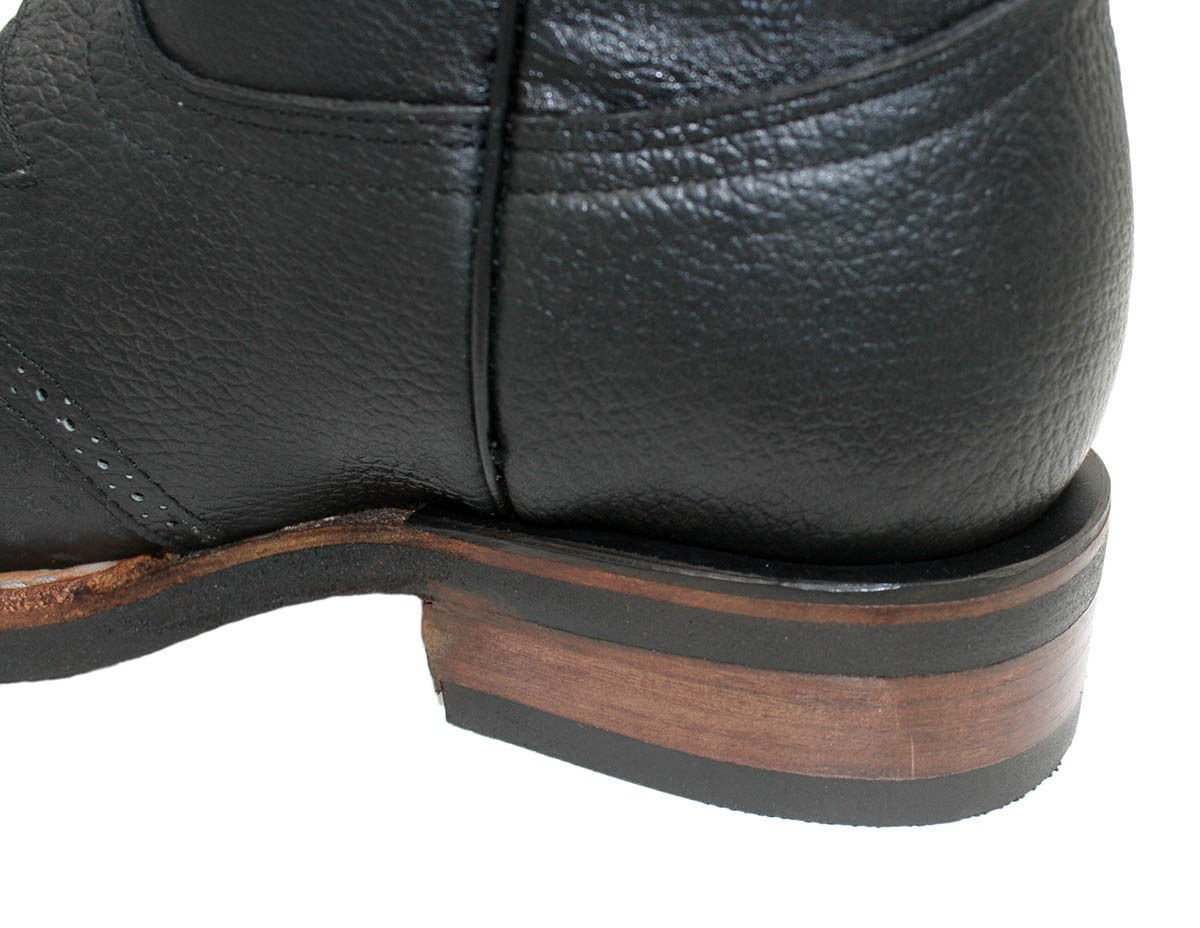 Men Cowboy Boots Genuine Cowhide Leather Crocodile Print Rodeo Boots