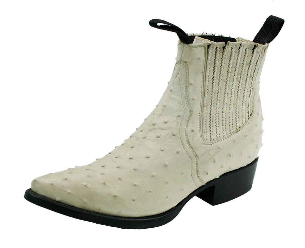 Dona Michi Men's Assorted Colors Leather Ostrich Print Cowboy Boots Style 1000 Ostrich