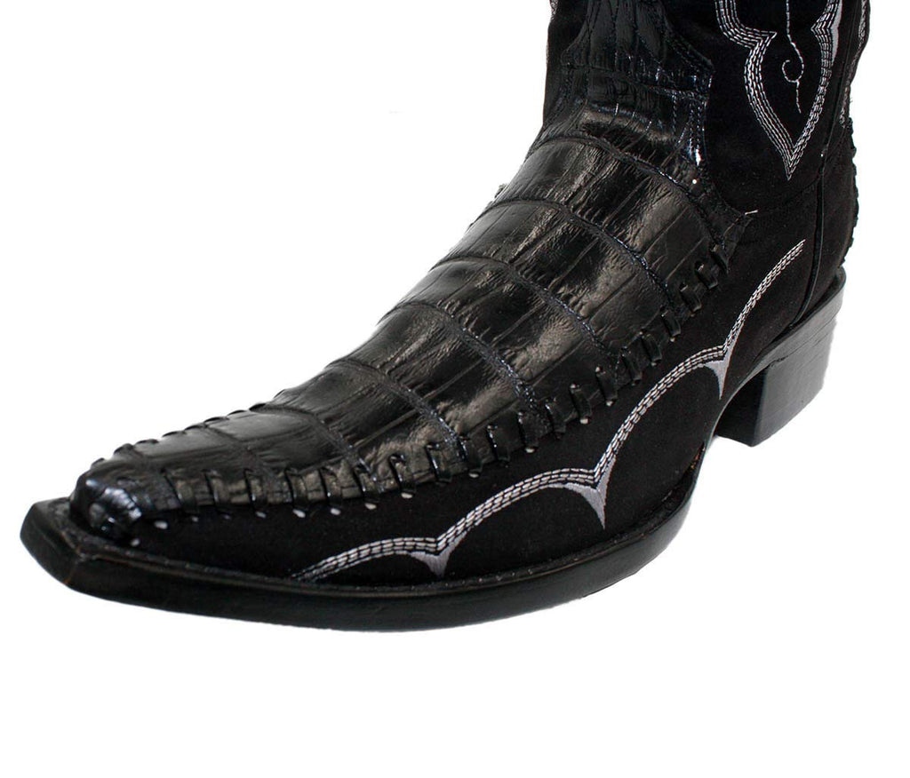 Dona Michi Men's Assorted Colors Leather Crocodile Print 3x Cowboy Boots Style-WD1342
