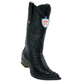 Dona Michi Men's Wild West Caiman Hornbeck 3x Toe Black Boots Handcrafted
