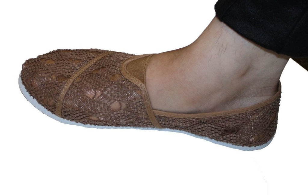 Lady's Casual Canvas Mesh Breathable Slip Lightweight Comfy Shoes