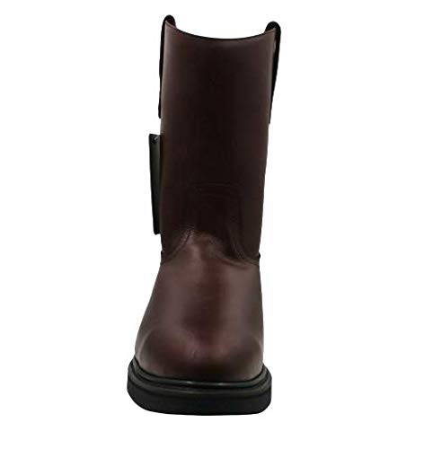 Dona Michi Men's Original Quincy Pull On Boots Grasso Leather With Rubber Sole