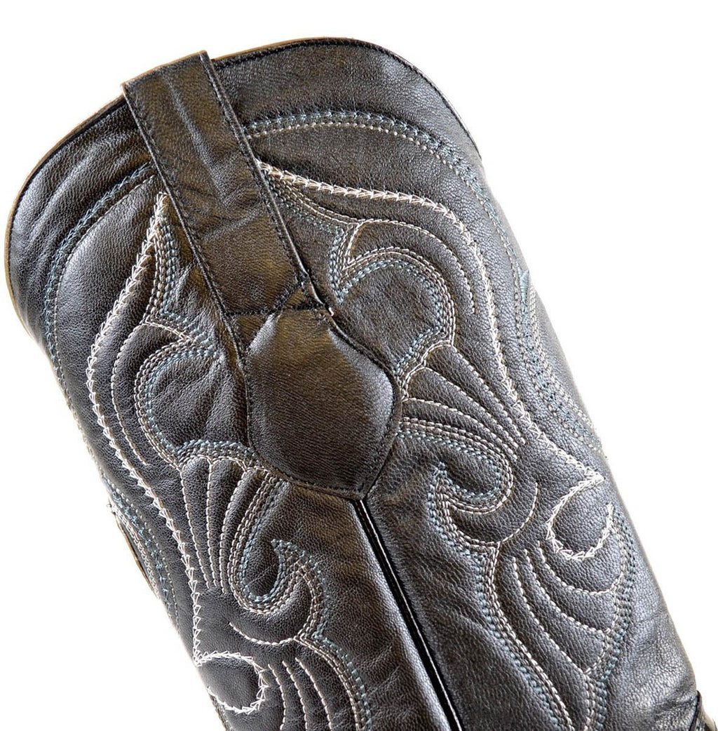 Mens Los Altos Genuine EEL Skin J Toe Handmade Trending Western Urban Boot