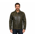 Men’s Genuine Leather Distressed Brown Vintage Jacket