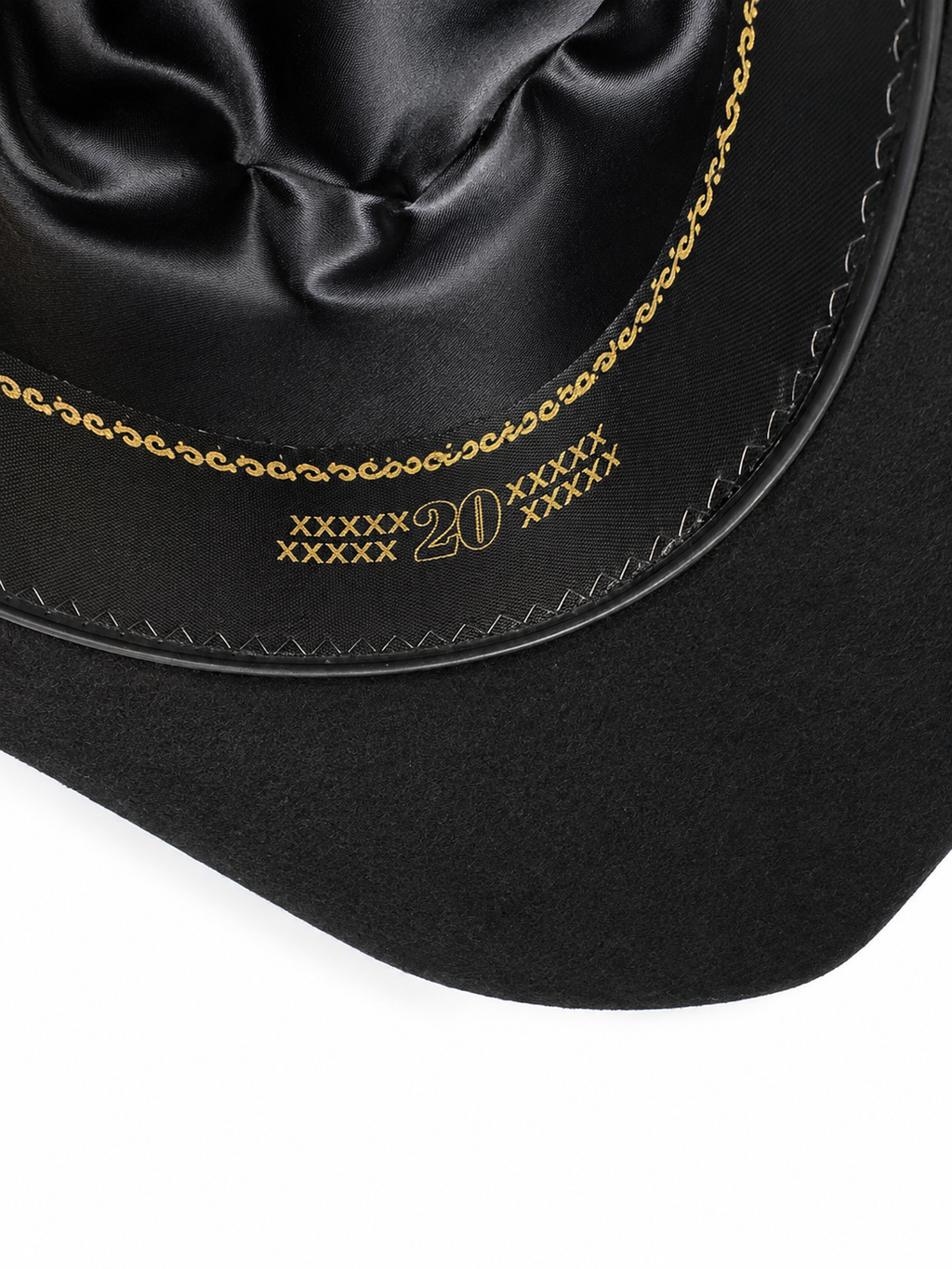Men’s 25X Black Felt Cowboy Hat – Made in Mexico Western Ranch Hat