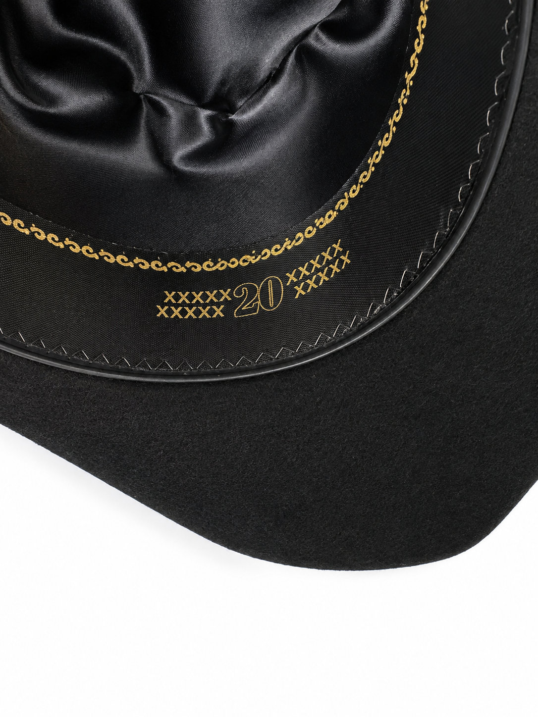 Men’s 25X Black Felt Cowboy Hat – Made in Mexico Western Ranch Hat