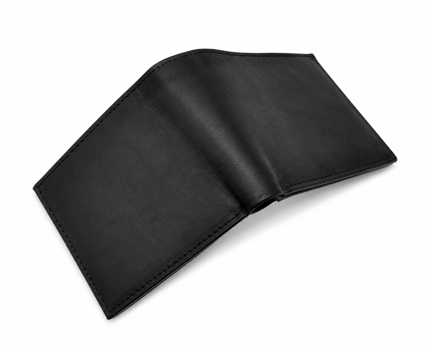 Men’s Genuine Leather Bifold Wallet with ID Window & Card Slots