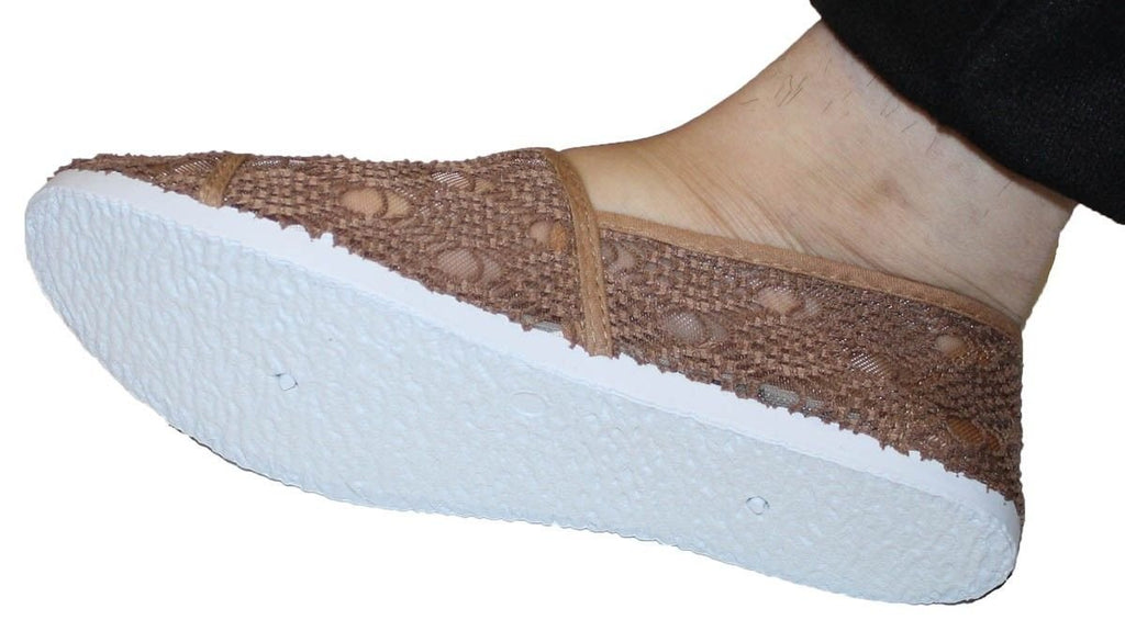 Lady's Casual Canvas Mesh Breathable Slip Lightweight Comfy Shoes