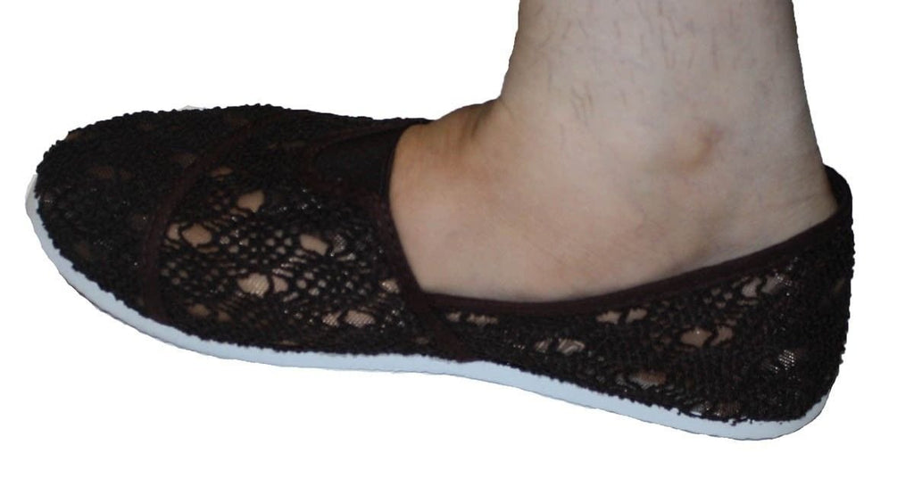 Lady's Casual Canvas Mesh Breathable Slip Lightweight Comfy Shoes