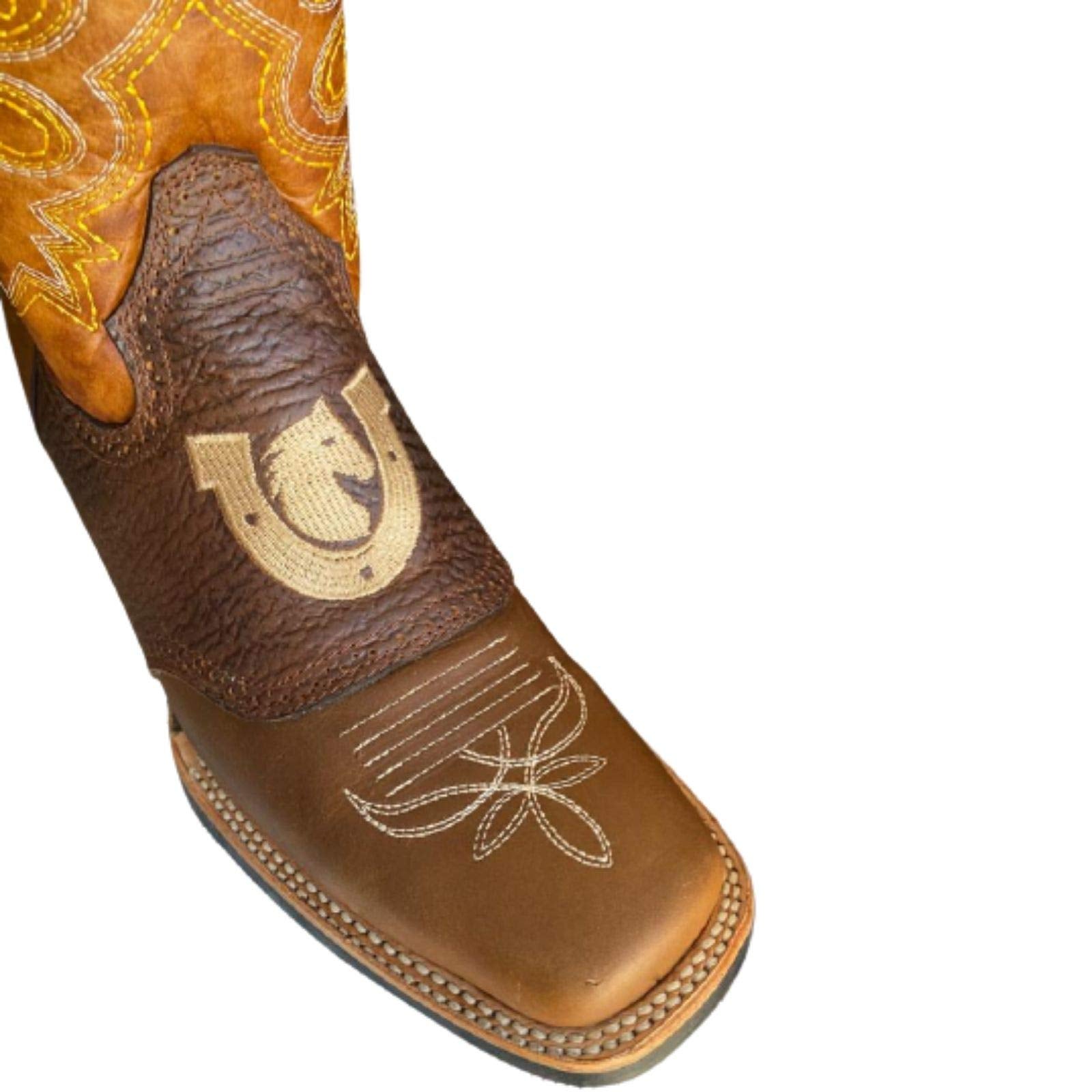 Dona Michi Men's Genuine Cowhide Western Cowboy Rodeo Boots Handcrafted