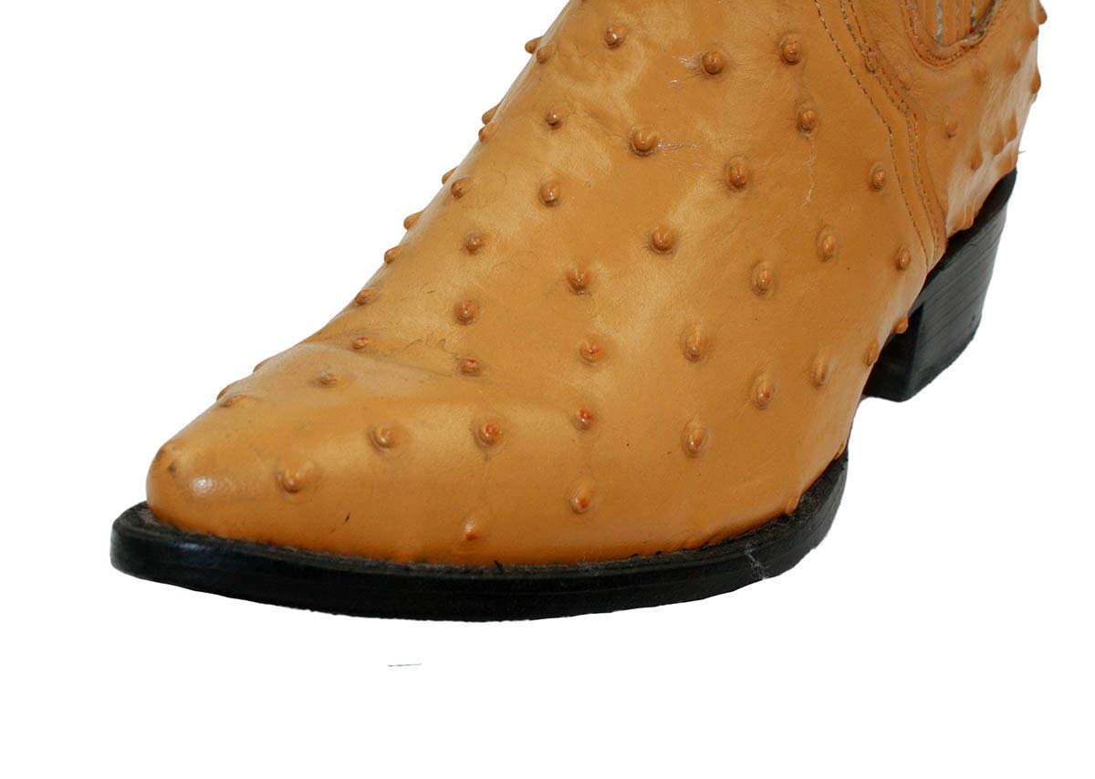 Dona Michi Men's Assorted Colors Leather Ostrich Print Cowboy Boots Style 1000 Ostrich