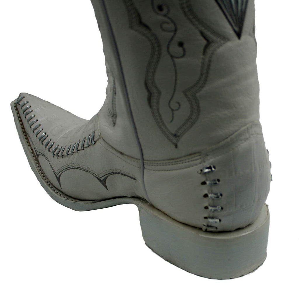 Dona Michi Men's Assorted Colors Leather Crocodile Print 3x Cowboy Boots Style-WD1342