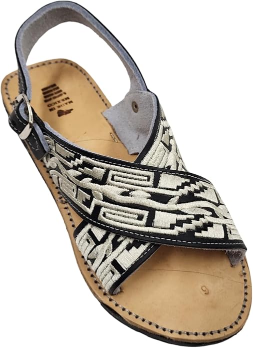 Men’s Genuine Leather Mexican Huarache Sandals – Cross-Strap Sandal
