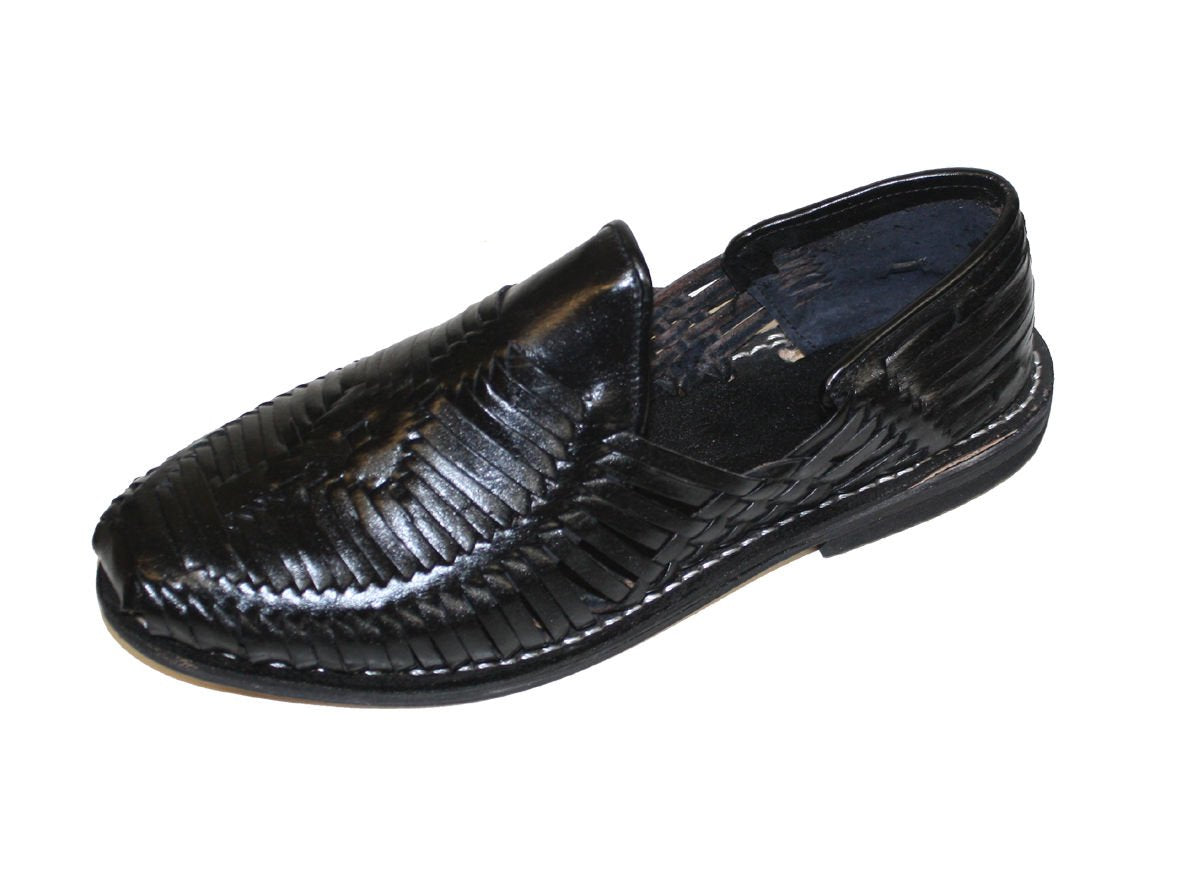 Men Genuine Authentic Leather Closed Toe Mexican huarches Sandal