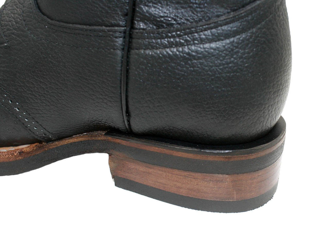 Men Cowboy Boots Genuine Cowhide Leather Crocodile Print Rodeo Boots