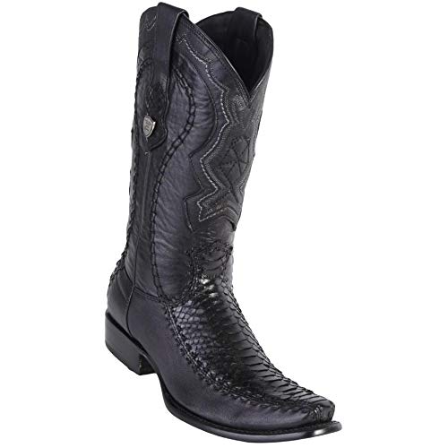 Men’s Genuine Python Skin Boots Dubai Toe Handcrafted