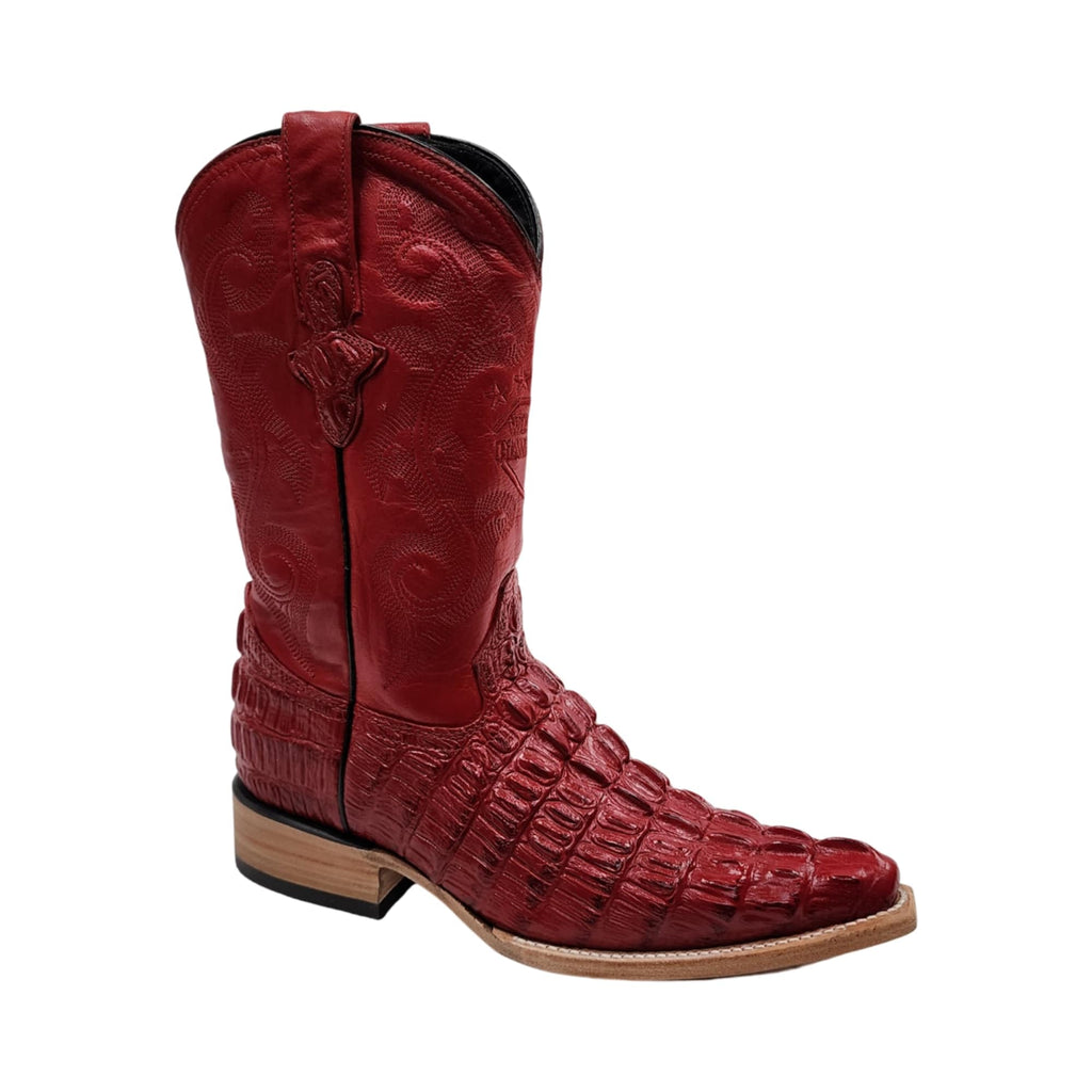 Dona Michi Men's Genuine Cowhide Crocodile Print 3X Toe Cowboy Western Boots