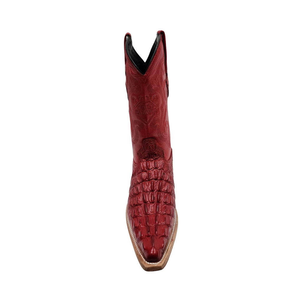 Dona Michi Men's Genuine Cowhide Crocodile Print 3X Toe Cowboy Western Boots