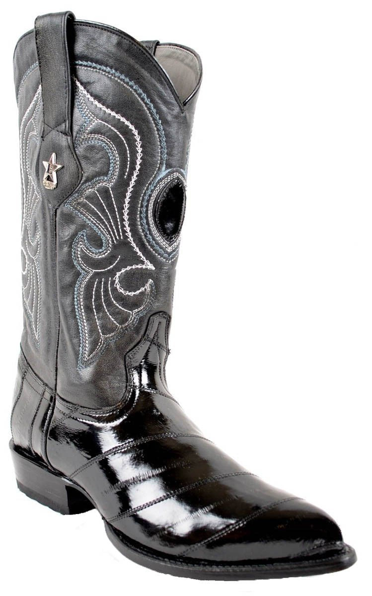 Mens Los Altos Genuine EEL Skin J Toe Handmade Trending Western Urban Boot