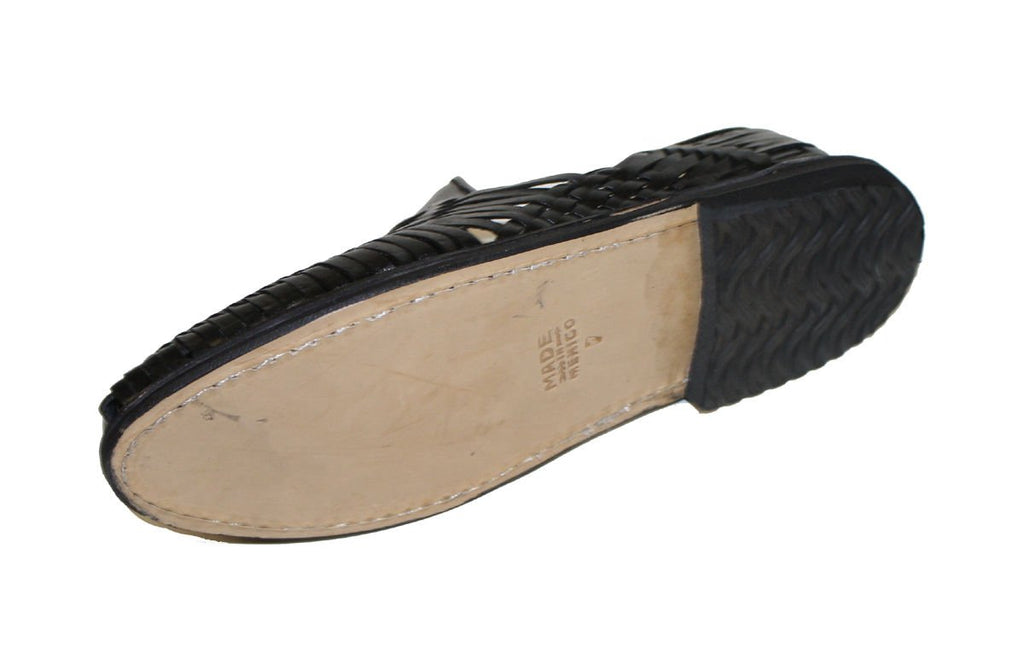 Men Genuine Authentic Leather Closed Toe Mexican huarches Sandal