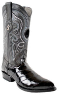 Mens Los Altos Genuine EEL Skin J Toe Handmade Trending Western Urban Boot
