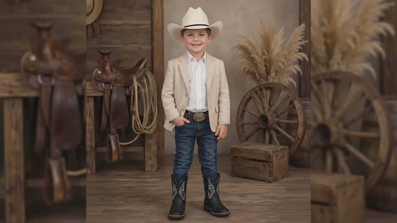 Kids White Cowboy Hat – Classic Western Ranch Style
