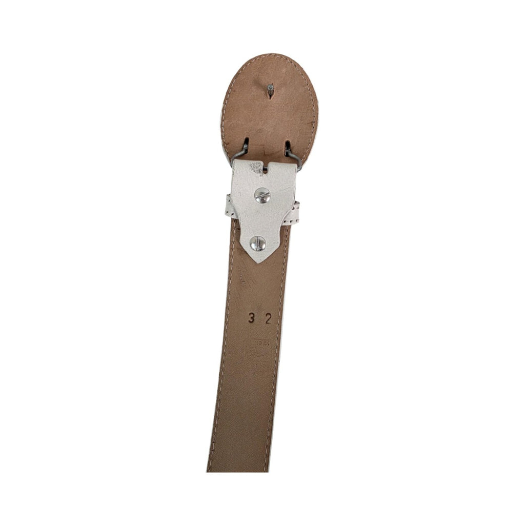 Genuine Cowhide Crocodile Print (Imitation) Leather Cowboy Belt Handcrafted
